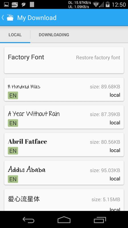 Aplikasi font untuk android apk android