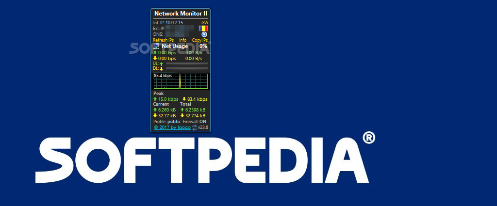 Vista Sidebar Gadgets Network Monitor